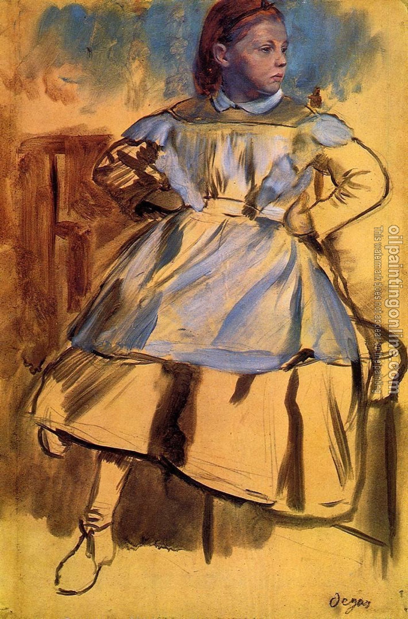Degas, Edgar - Portrait of Giulia Belleli
